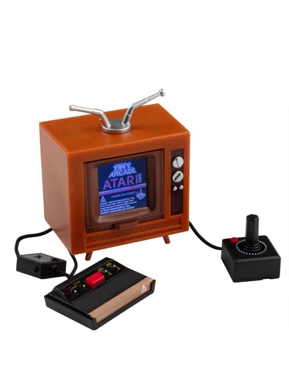 Mini Retro Arcade Console with 10 Classic Games - Portable Vintage Gaming System